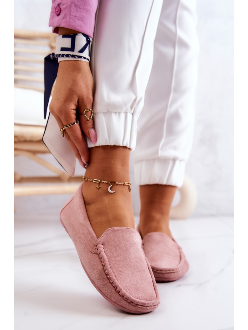Women s Loafers Suede Pink Morreno