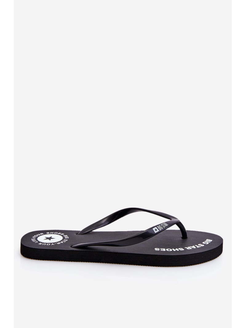 Comfortable Big Star Flip Flops LL274800 Black