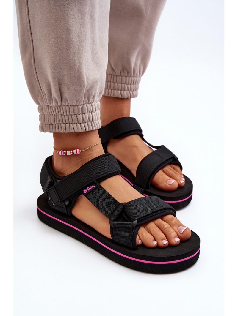 Women's Platform Sandals by Lee Cooper LCW-24-05-2751L Black